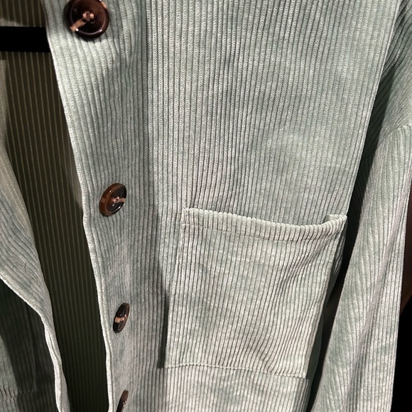 Corduroy jacket green - Picture 4 of 5